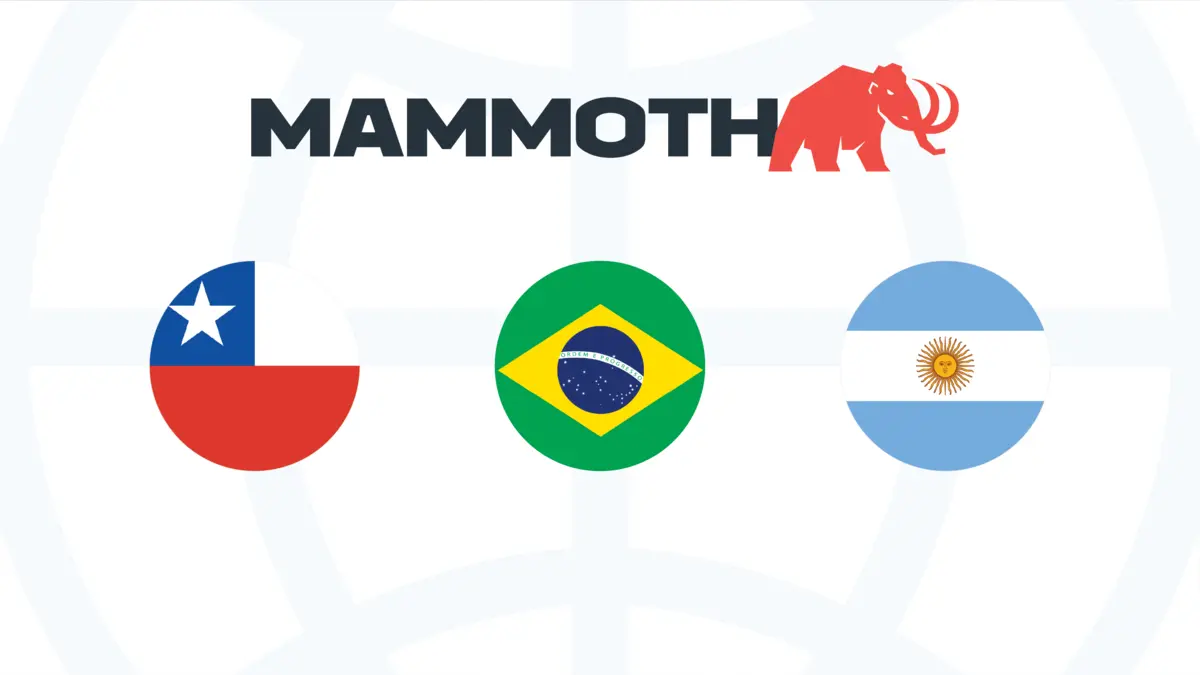 2018 South America Circular Flags