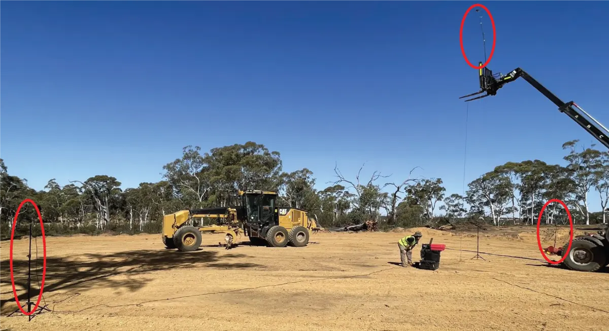 Sound Emission Testing - Microphone Placement 3